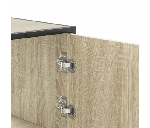 Highboard Sonoma Tamm 68X35X106,5 Cm Inseneritud Puit Ja Metall