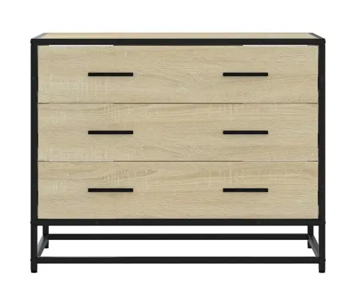 Atvilktņu Skapītis, Ozola Krāsā, 70X41X56 Cm, Inženierijas Koks Vidaxl