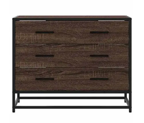 Atvilktņu Plaukts, Ozolkoka, 70X41X56 Cm, Inženierijas Koks Vidaxl