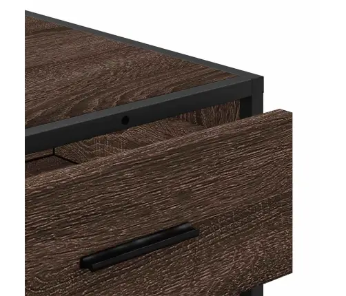 Atvilktņu Plaukts, Ozolkoka, 70X41X56 Cm, Inženierijas Koks Vidaxl