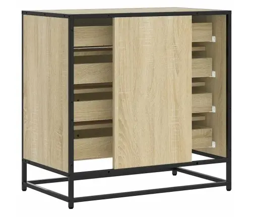 Atvilktņu Skapītis, Ozola Krāsā, 70X41X70 Cm, Inženierijas Koks Vidaxl