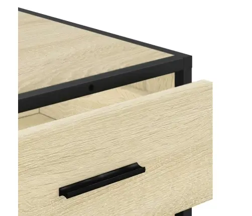 Atvilktņu Skapītis, Ozola Krāsā, 70X41X70 Cm, Inženierijas Koks Vidaxl