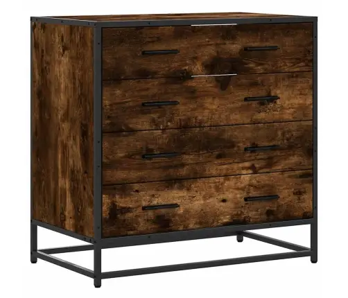 Sahtlikapp Suitsutamm 70X41X70 Cm Engineered Wood