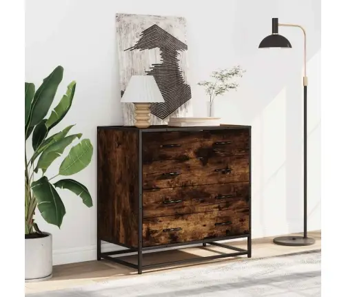 Sahtlikapp Suitsutamm 70X41X70 Cm Engineered Wood