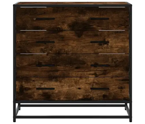 Sahtlikapp Suitsutamm 70X41X70 Cm Engineered Wood