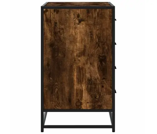 Sahtlikapp Suitsutamm 70X41X70 Cm Engineered Wood