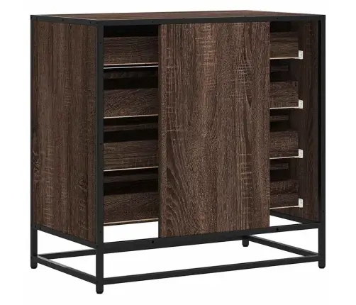 Atvilktņu Plaukts, Ozolkoka, 70X41X70 Cm, Inženierijas Koks Vidaxl