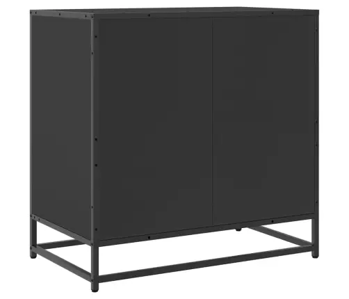 Atvilktņu Skapītis, Melns, 70X41X70 Cm, Inženierijas Koks Vidaxl