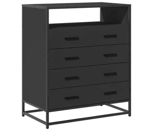 Kummut, Must, 70 X 41 X 83,5 cm Tehispuit