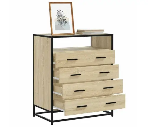 Kummut, Sonoma Tamm, 70 X 41 X 83,5 cm Tehispuit