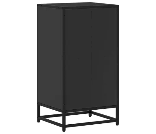 Grāmatu Skapis Melns 40X35X76 Cm Engineered Wood Vidaxl