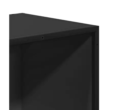 Grāmatu Skapis Melns 40X35X76 Cm Engineered Wood Vidaxl