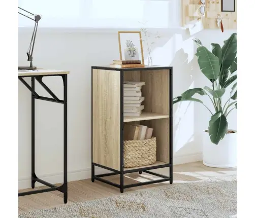 Raamaturiiul Sonoma Tamm 40X35X76 Cm Tehispuit