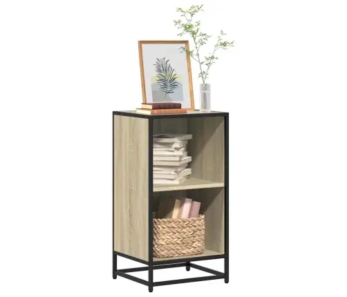 Raamaturiiul Sonoma Tamm 40X35X76 Cm Tehispuit