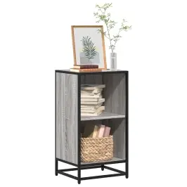 Knygų Spintelė Pilka Sonoma 40X35X76 Cm Engineered Wood