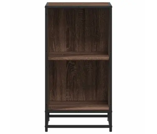 Grāmatu Plaukts, Brūna Ozola, 40X35X76 Cm, Inženierijas Koks Vidaxl