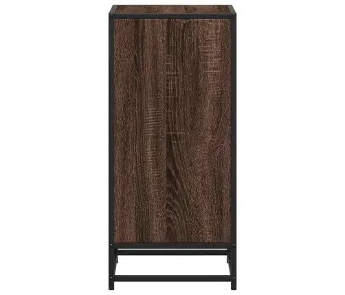 Grāmatu Plaukts, Brūna Ozola, 40X35X76 Cm, Inženierijas Koks Vidaxl