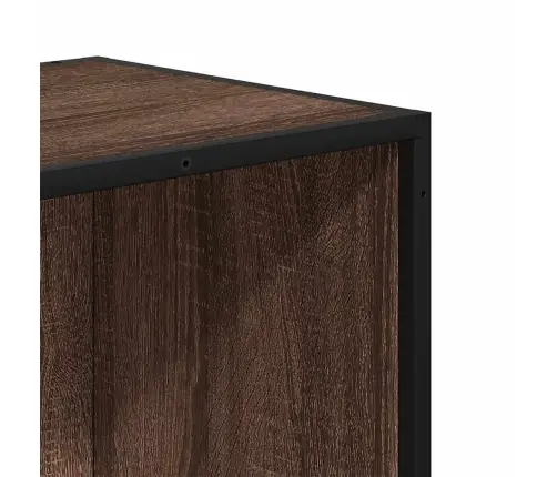 Grāmatu Plaukts, Brūna Ozola, 40X35X76 Cm, Inženierijas Koks Vidaxl