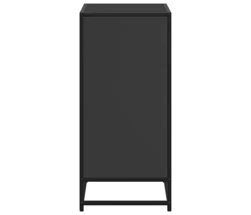 Grāmatu Plaukts, Melns, 60X35X76 Cm, Inženierijas Koks Vidaxl