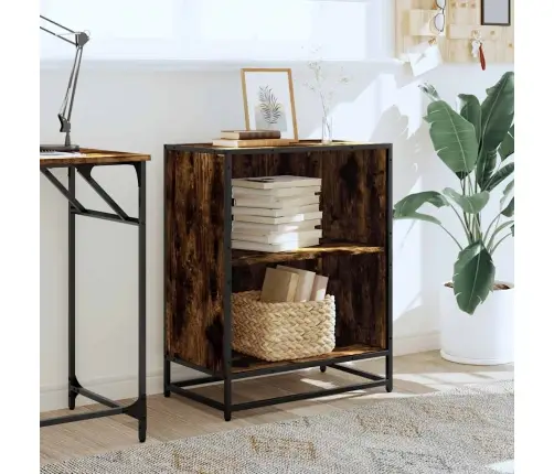 Grāmatu Plaukts, Koka Krāsa, 60X35X76 Cm, Inženierijas Koks Vidaxl