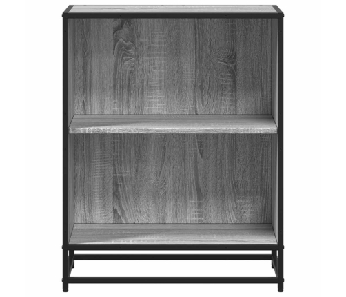 Knygų Spintelė Pilka Sonoma 60X35X76 Cm Engineered Wood
