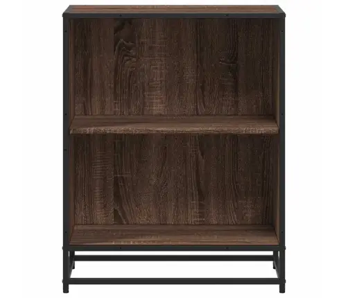 Grāmatu Plaukts, Brūna Ozola, 60X35X76 Cm, Inženierijas Koks Vidaxl