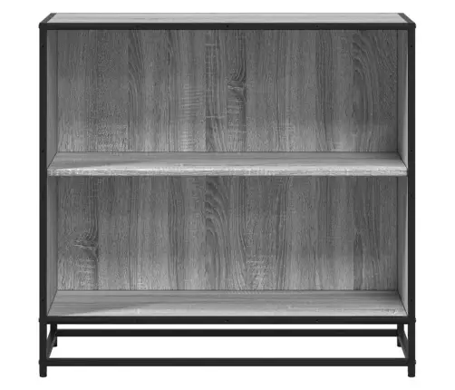 Grāmatu Skapis, Pelēks, 80,5X35X76 Cm, Inženierijas Koks Vidaxl