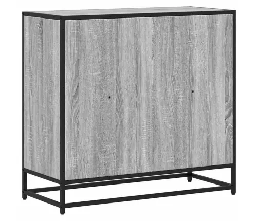 Grāmatu Skapis, Pelēks, 80,5X35X76 Cm, Inženierijas Koks Vidaxl