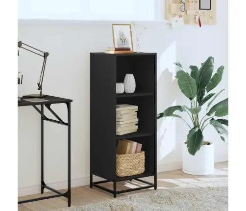 Knygų Spintelė Juoda 40X35X107,5 Cm Inžinierinė Mediena Knygų Spintelė Juoda 40X35X107,5 Cm Inžinierinė Mediena