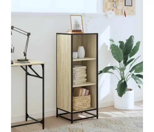 Knygų Spintelė Sonoma Ąžuolas 40X35X107,5 Cm Dirbtinė Mediena