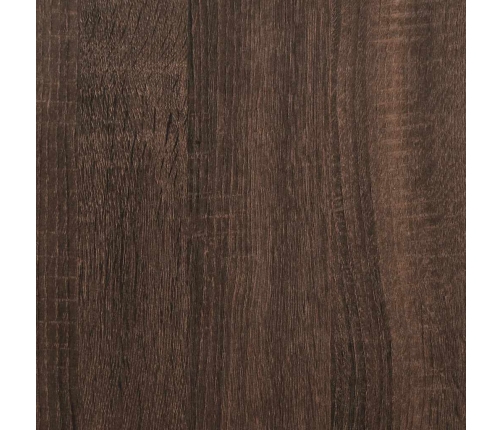 Raamatukapp, Pruun Tamm, 40X35X107,5 cm Tehispuit