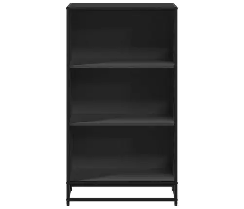 Knygų Spintelė Juoda 60X35X107,5 Cm Inžinierinė Mediena