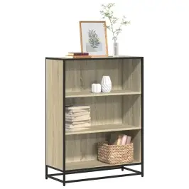 Grāmatu Plaukts Ozola Krāsa 80,5X35X107,5 Cm Inženierijas Koks Vidaxl