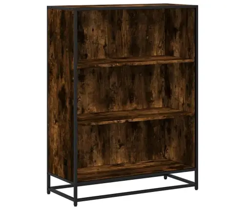 Grāmatu Plaukts, Ozola Krāsa, 80,5X35X107,5Cm Inženierijas Koks Vidaxl