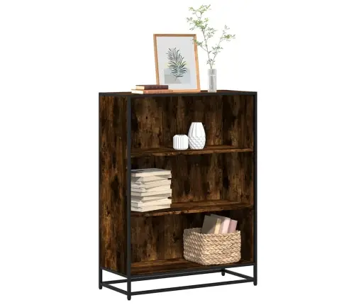 Grāmatu Plaukts, Ozola Krāsa, 80,5X35X107,5Cm Inženierijas Koks Vidaxl