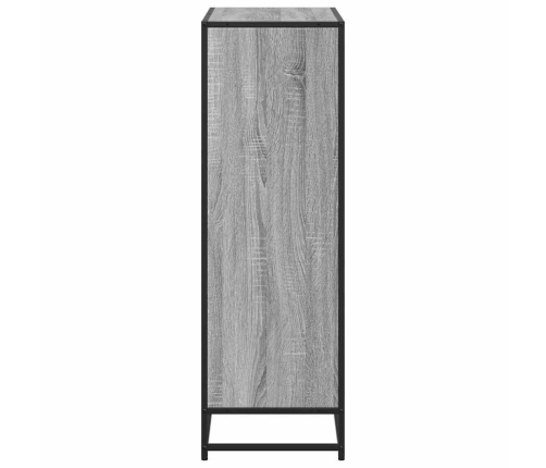 Knygų Spintelė Pilka Sonoma 80,5X35X107,5Cm Inžinierinė Mediena
