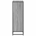 Knygų Spintelė Pilka Sonoma 80,5X35X107,5Cm Inžinierinė Mediena