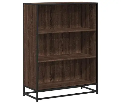 Grāmatu Skapis, Ozola Krāsa, 80,5X35X107,5Cm, Inženierijas Koks Vidaxl