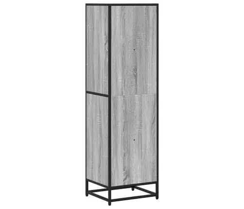 Grāmatu Plaukts, Pelēka Ozola, 40X35X139 Cm, Inženierijas Koks Vidaxl