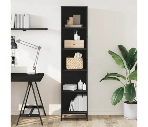 Raamaturiiul, Must 40X35X170,5 Cm Puitlaastplaat