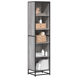 Raamatukapp, Hall Sonoma Tamm, 40X35X170,5 cm Tehispuit