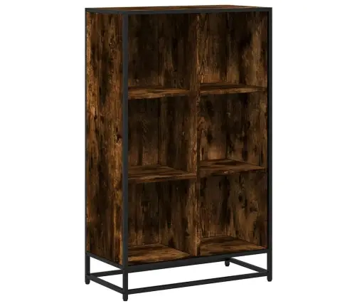 Raamatukapp, Suitsutatud Tamm, 65,5X33X107,5 cm Tehispuit