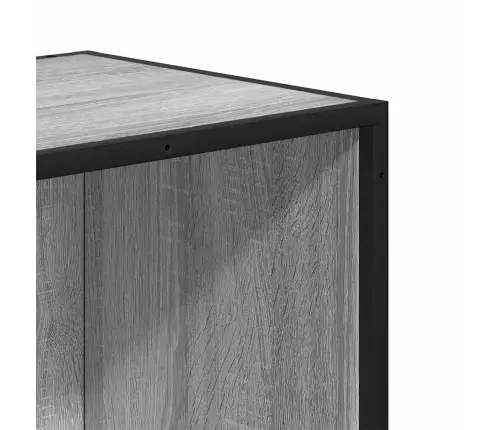 Raamatukapp, Hall Sonoma Tamm, 65,5X33X107,5 cm Tehispuit