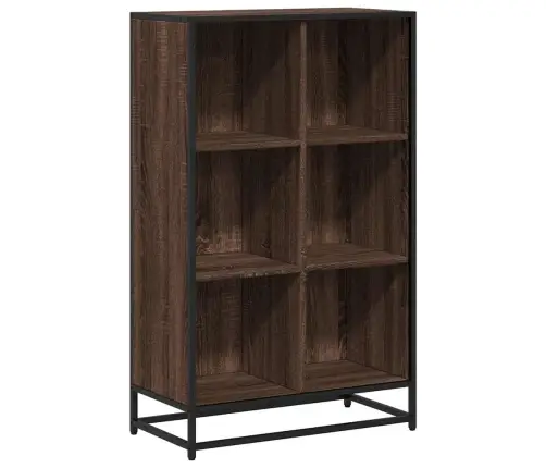 Raamaturiiul, Pruun Tamm, 65,5X33X107,5 cm Tehispuit