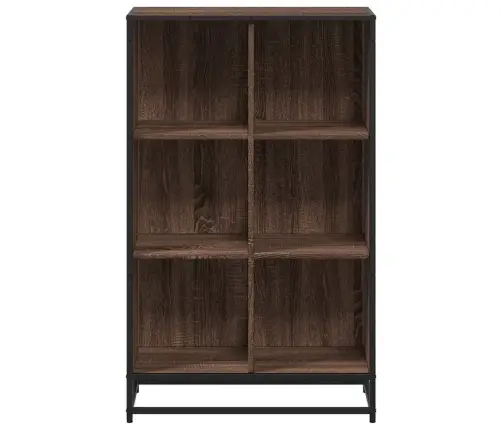 Raamaturiiul, Pruun Tamm, 65,5X33X107,5 cm Tehispuit