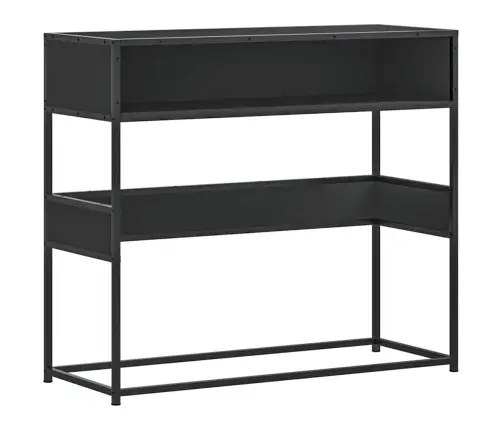 Konsolinis Stalas Juodas 90X35X80 Cm Inžinierinis Medis