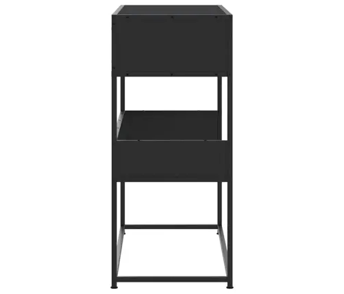 Konsolinis Stalas Juodas 90X35X80 Cm Inžinierinis Medis