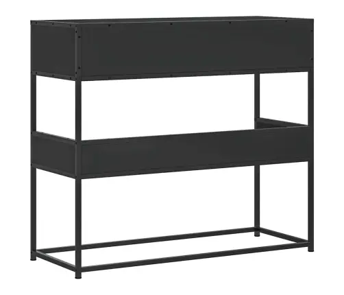 Konsolinis Stalas Juodas 90X35X80 Cm Inžinierinis Medis