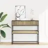Konsoles Galdiņš, Koka Krāsa, 90X35X80 Cm, Inženierijas Koks Vidaxl