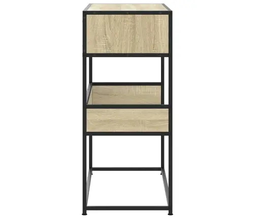 Konsoles Galdiņš, Koka Krāsa, 90X35X80 Cm, Inženierijas Koks Vidaxl